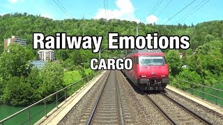 🚆 Cargo cab ride from central to northwest Switzerland Cab Ride  EmmenbrückeLuzern  Basel [upl. by Joao]