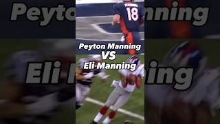 Peyton Manning Vs Eli Manning  Comparing the brothers  nfl manningbrothers [upl. by Salocin472]