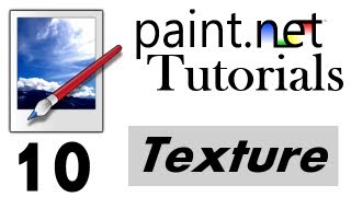 Paintnet Tutorial GermanDeutsch  Text texturieren  10 [upl. by Amahcen]