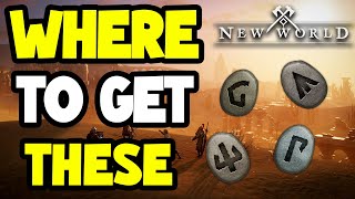 Where to Find Glyph Stones in New World [upl. by Ambrosio]