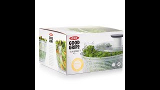 OXO Good Grips 40 salad spinner product review [upl. by Goldner]