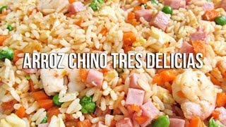 Arroz tres delicias chino [upl. by Salter]