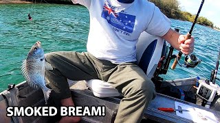 Fishing the Maroochy River  Catch and cook  Smoking Bream [upl. by Attalanta]