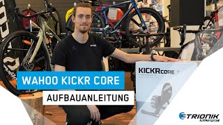 Aufbauanleitung Wahoo Kickr Core [upl. by Robbins]