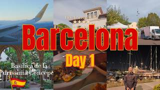 Travel Vlog Barcelona  Day 1 [upl. by Aisatal]