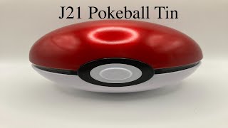 What packs come inside of a J21 Pokeball Tin  Pack opening [upl. by Otte]