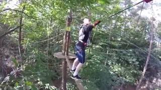 GoApe GoPro Bedgebury full course [upl. by Linad]