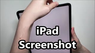 How to Screenshot on iPad Pro Or ANY iPad [upl. by Yehudit637]