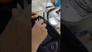 Sewing machine Garments factory clothing sewing machine garments factory sewinghacks shorts [upl. by Atinnek6]