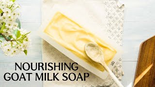 Cold Process Goat Milk Soap Recipe Simple  Beautiful 🌻 [upl. by Eirual725]