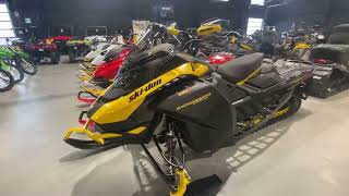 2024 SkiDoo Backcountry Adrenaline Rotax 600R ETEC 146 ES PowderMax 20 Yellow [upl. by Nomde]