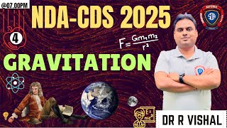 NDA CDS Physics  Gravitation  Lecture 04  Bhishma 20 by R Vishal Sir  Gravitation Physics [upl. by Accalia]