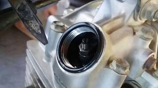 125cc dirtbike Valve Adjustment Suzuki DRZ 125cc [upl. by Novyat973]