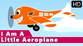 I Am A Little Aeroplane  Fun Rhymes for Children [upl. by Atinra]