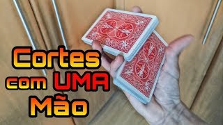 CORTES COM UMA MÃO TUTORIAL  Ep55 [upl. by Llacam]