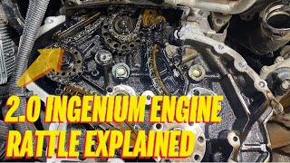 Jaguar Land Rover 20 Ingenium Engine Rattle [upl. by Anos]