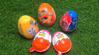 Kinder Joy Egg Unwrapping Toys Egg Candy and Snacks world 🥚 [upl. by Sidnee]