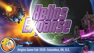 Helios Expanse  game overview at Origins Game Fair 2019 [upl. by Yespmed]