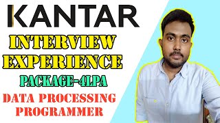 KANTAR Data Processing Programmer Interview Experience [upl. by Wrennie299]