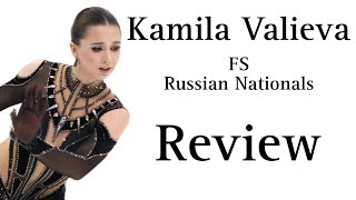 KAMILA VALIEVA  RUSSIAN NATIONALS 2024  REVIEW [upl. by Shevlo208]