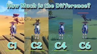 C1 Wanderer to C6 Wanderer comparison How Much is the Difference gameplay Comparison [upl. by Jackqueline]