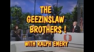 The Geezinslaw Brothers With Host Ralph Emery [upl. by Nahum]