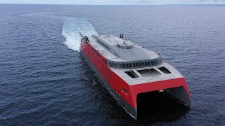 Austal Auto Express 109  Fjord Line FSTR  Sea Trials [upl. by Dhar]