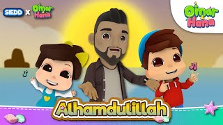 NO INSTRUMENTS Omar amp Hana ft SIEDD  Alhamdulillah  Islamic cartoon [upl. by Uis392]