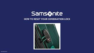 Samsonite Lock Instructions [upl. by Pulchia]