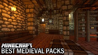 TOP 5 Best Medieval Texture Packs for Minecraft [upl. by Jaala]