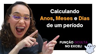 Calculando período em anos meses e dias [upl. by Aleyam]