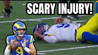 SCARY Matthew Stafford Should Have Been PULLED after Head Injury  Los Angeles Rams vs Lions [upl. by Sparke]