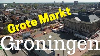 Groningen The Netherlands 711 Grote Markt City Center Tour 4K [upl. by Eisus213]