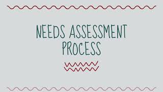 Needs Assessment process [upl. by Norga694]