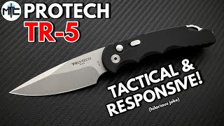 Pro Tech TR  5 Automatic Knife  Overview and Review [upl. by Britteny]