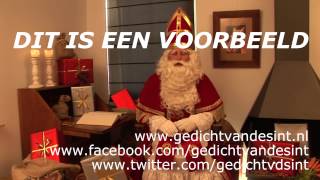 Video gedicht sinterklaas bridgen voorbeeld Sinterklaasgedicht [upl. by Merfe]