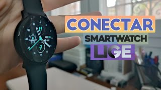 LIGE IP67 Smartwatch ⌚🔸  Conectar SINCRONIZAR al teléfono móvil 🏆 [upl. by Noryt]