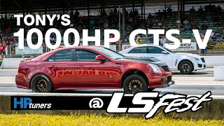 1000 Horsepower CTSV at LS Fest  HP Tuners Customer Story [upl. by Cornela149]