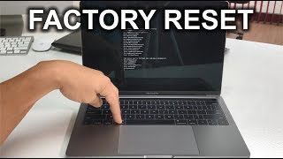 How to Restore Reset a Macbook Pro A1706 to Factory Settings ║OS X High Sierra [upl. by Lampert]