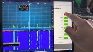 Flexradio 6400 SmartSDR iPad Pro KMtronic amp KPA500 [upl. by Ecnarf561]