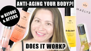 DOES IT WORK MAELYS COSMETICS BGLOSSY amp BGLOWY  30 DAYS RESULTS [upl. by Eibob]