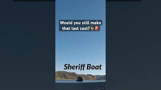 Would you still make that last cast 👮‍♂️🚨 shorts fishing bassfishing nature lake police [upl. by Laurentia]