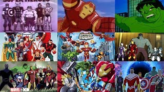 All Marvel Avengers Tv Show Intros 1966  2017 [upl. by Marnie]