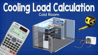 Cooling Load Calculation  Cold Room hvac [upl. by Ellezaj490]