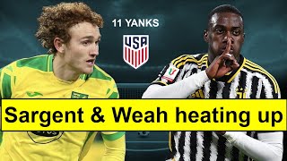 Sargent Weah amp Richards shine in quiet week l USMNT Top 10 [upl. by Oilime831]