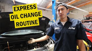 TOYOTA EXPRESS LUBE TECH ROUTINE [upl. by Balduin814]