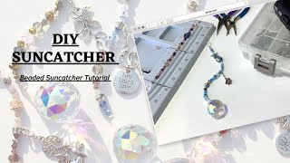 How To Make Beautiful Beaded Sun Catchers ✨🌟✨ EverythingAJ’s [upl. by Aitnwahs]