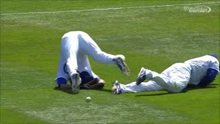 MLB Outfield Collisions [upl. by Allisan715]