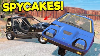 Spycakes amp I Tried to do EXTREME Canyon Jumps in the NEW Car in BeamNG Drive [upl. by Junina317]