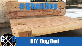 Make a DIY Dog Platform Bed from Upcycled Materials  BUILD [upl. by Anairo]